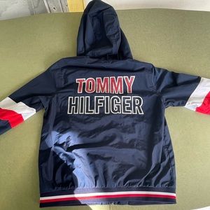 Tommy Hilfiger jacket with logo on back size M